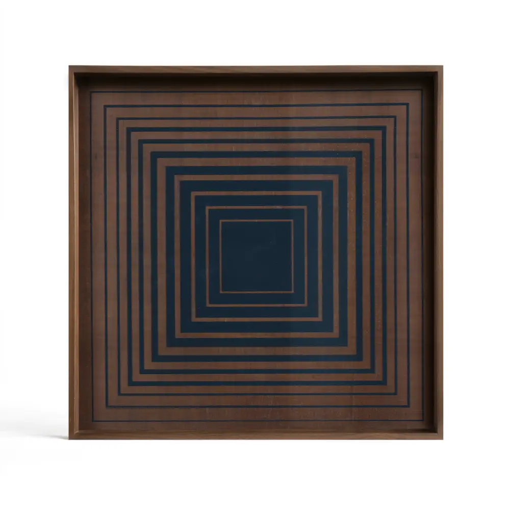 Ethnicraft, Squares trajotinta 38x38 cm ink