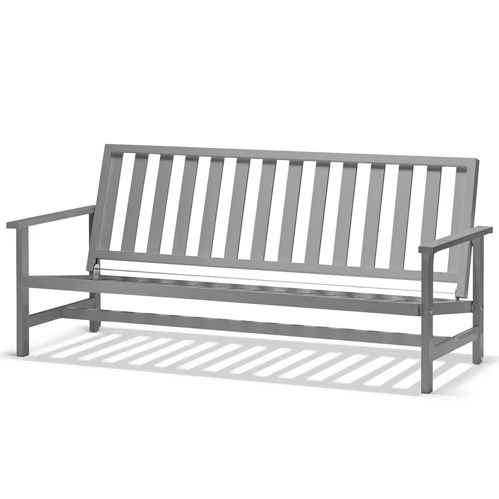 Fri Form, Sohva 3-paikkainen Alumiini harmaa