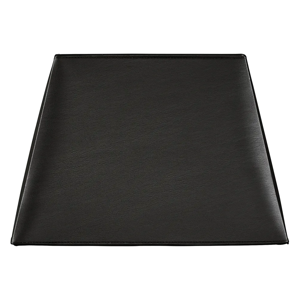 Artwood, Lampunvarjostin Square Black Leather Artwood