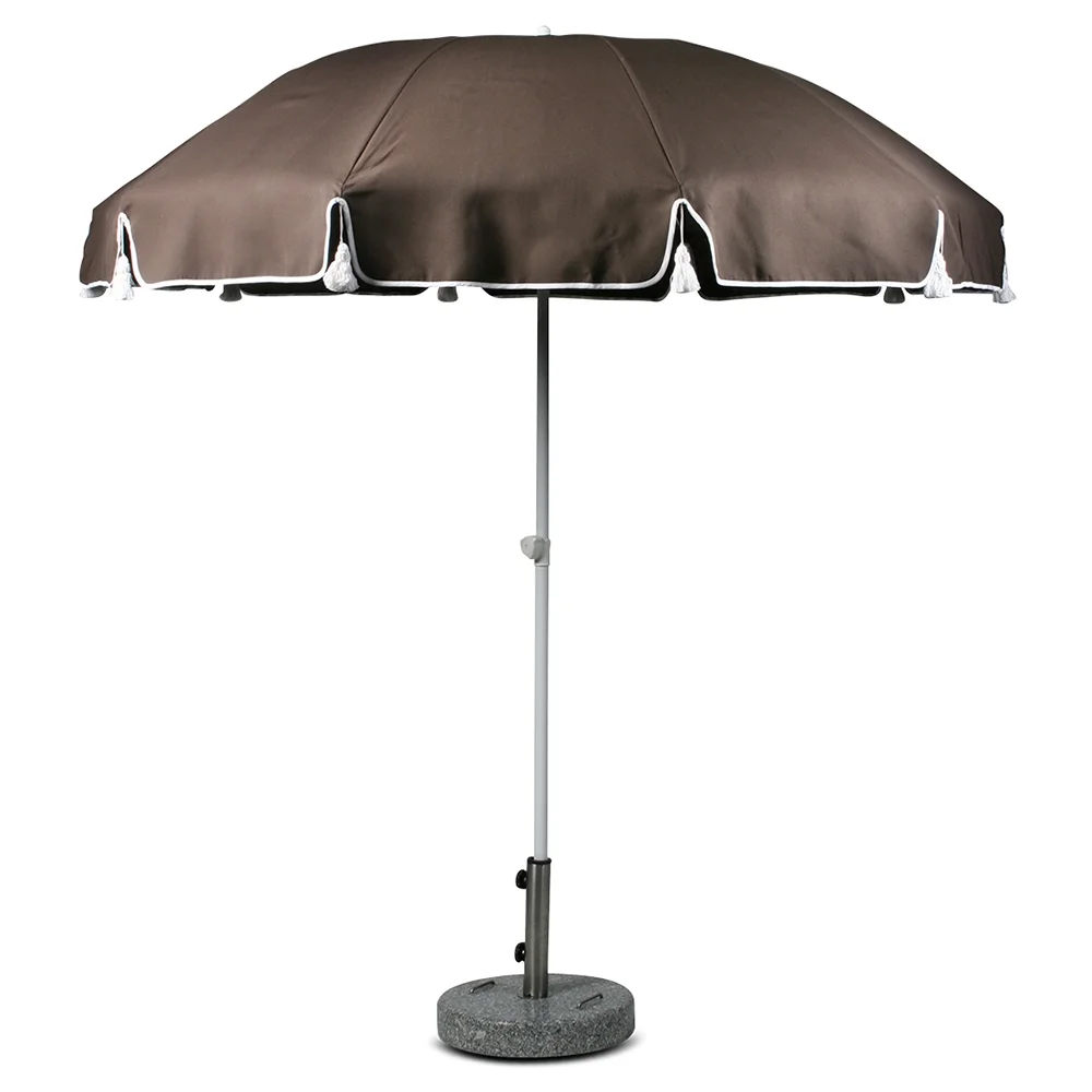 Fri Form, Aurinkovarjo 220 cm tupsuilla brown 38