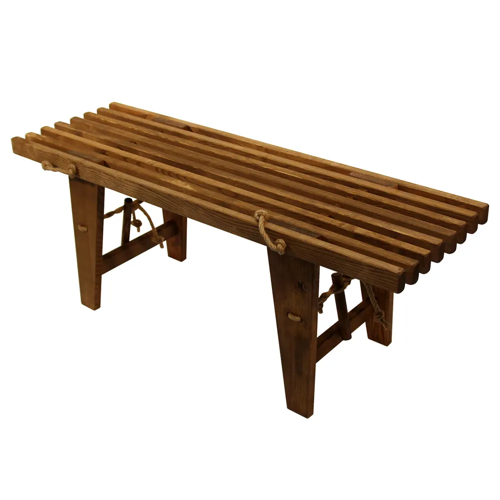 Hillerstorp, D-Bench Penkki 120 cm ruskea öljytty saarni