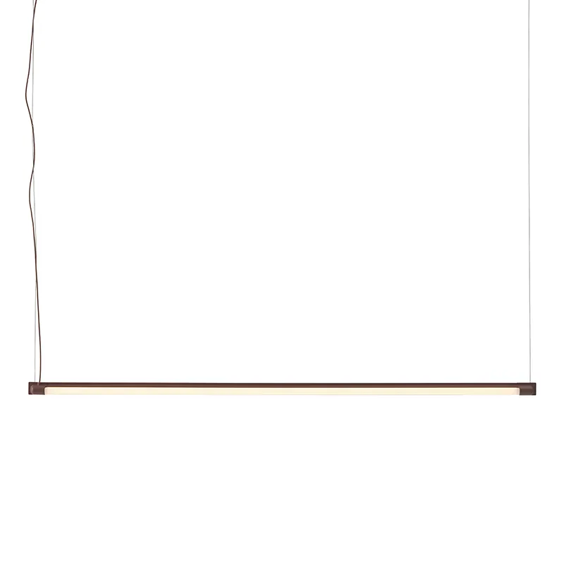 Muuto, Fine Suspension Lamp 120 cm - Deep Red