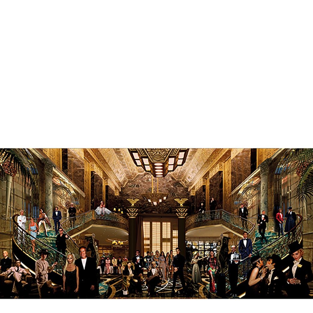 Artwood, THE PARTY OF THE CENTURY valokuvamaalaus - 200x100