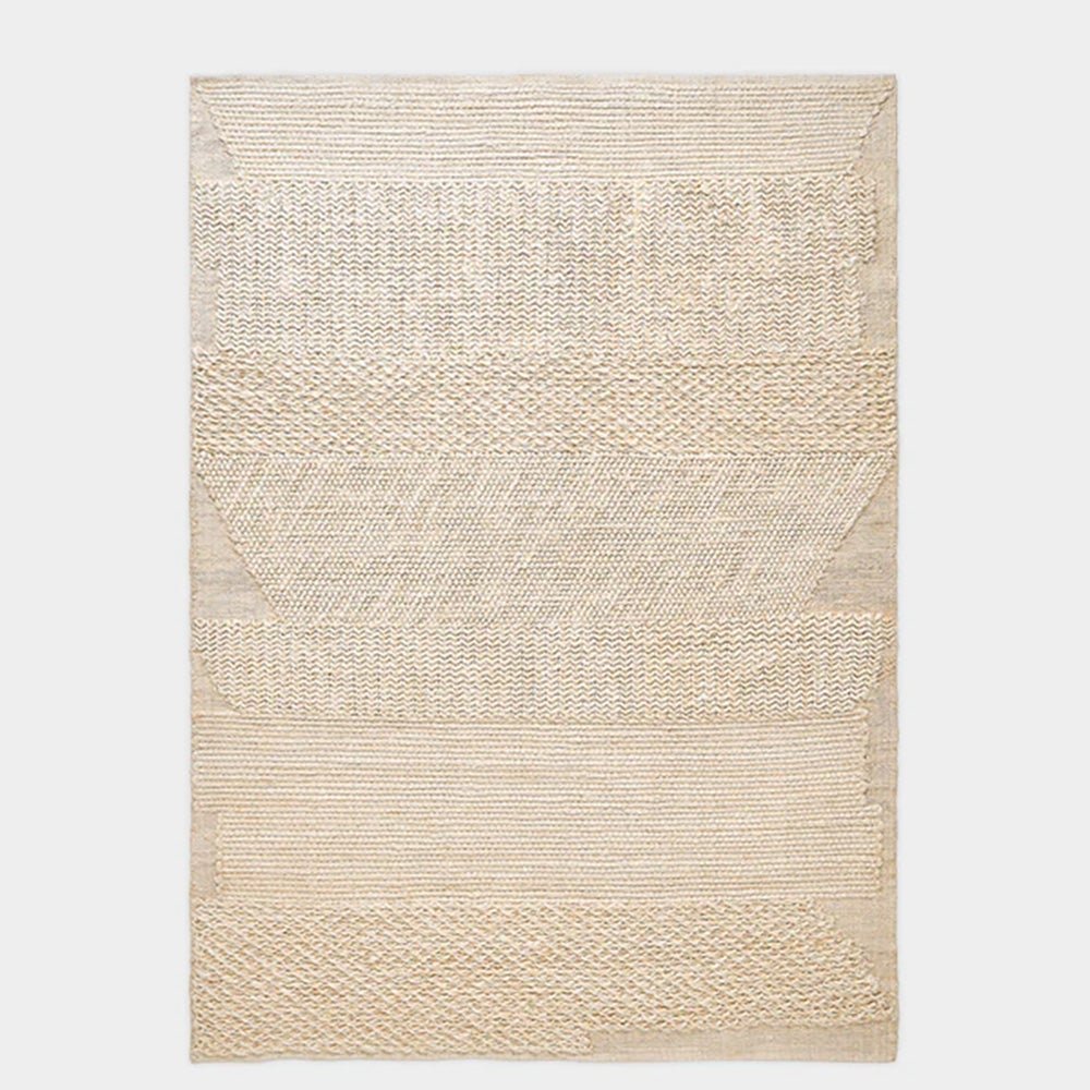 Tom Dixon, Knotty matto valkoinen 200 x 300 cm