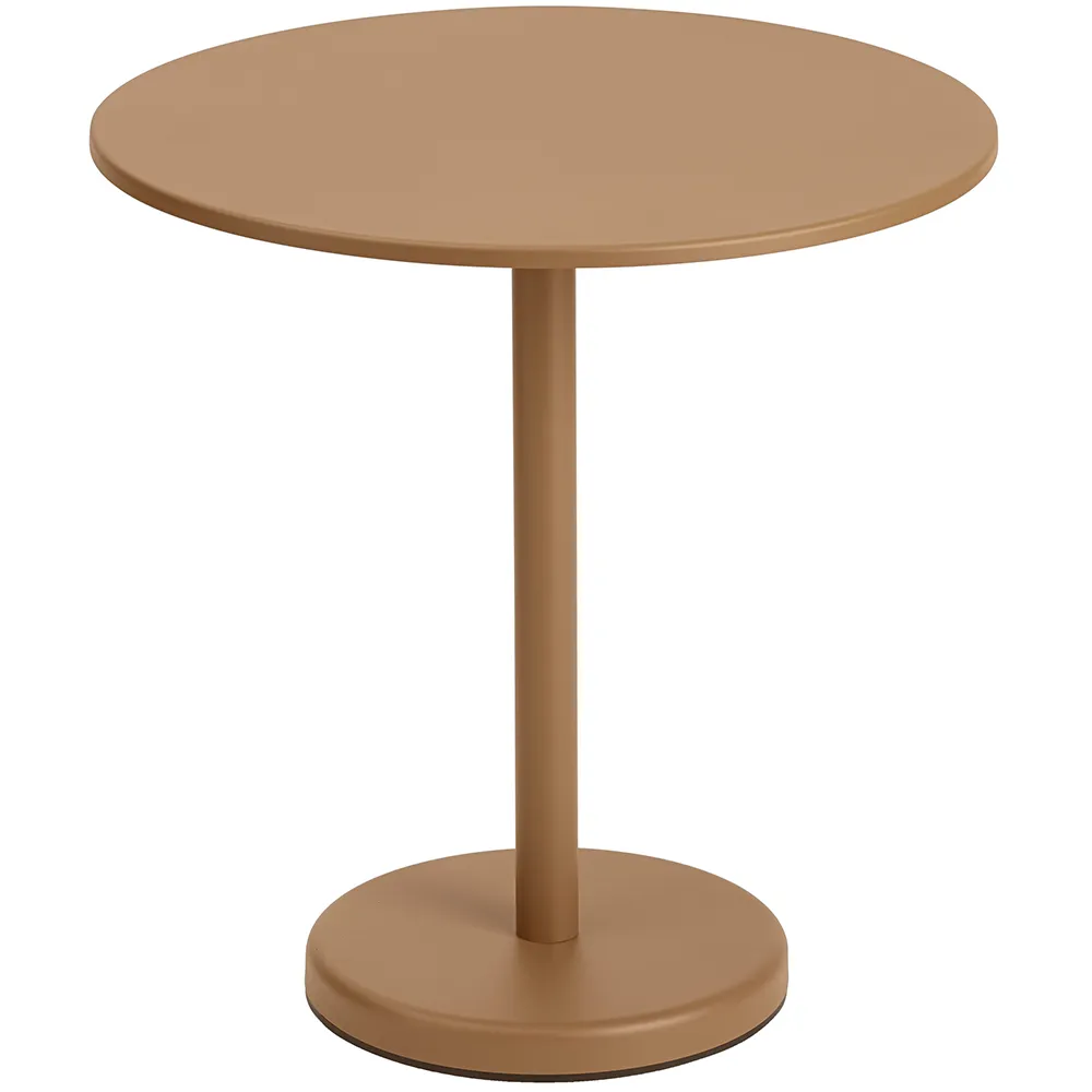 Muuto, Linear Steel Bistropöytä Ø70 cm Burnt Orange