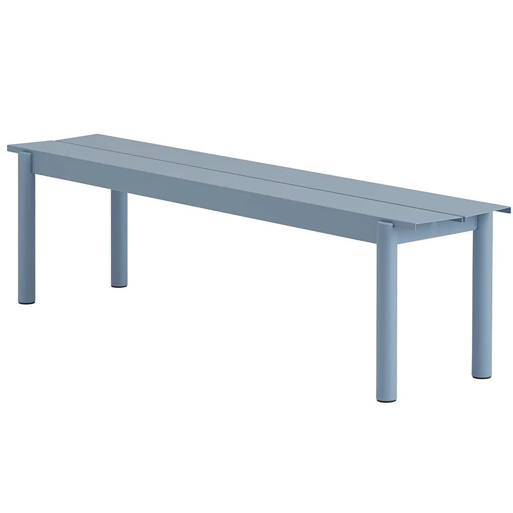 Muuto, Linear Steel Penkki 170x34 cm Pale Blue