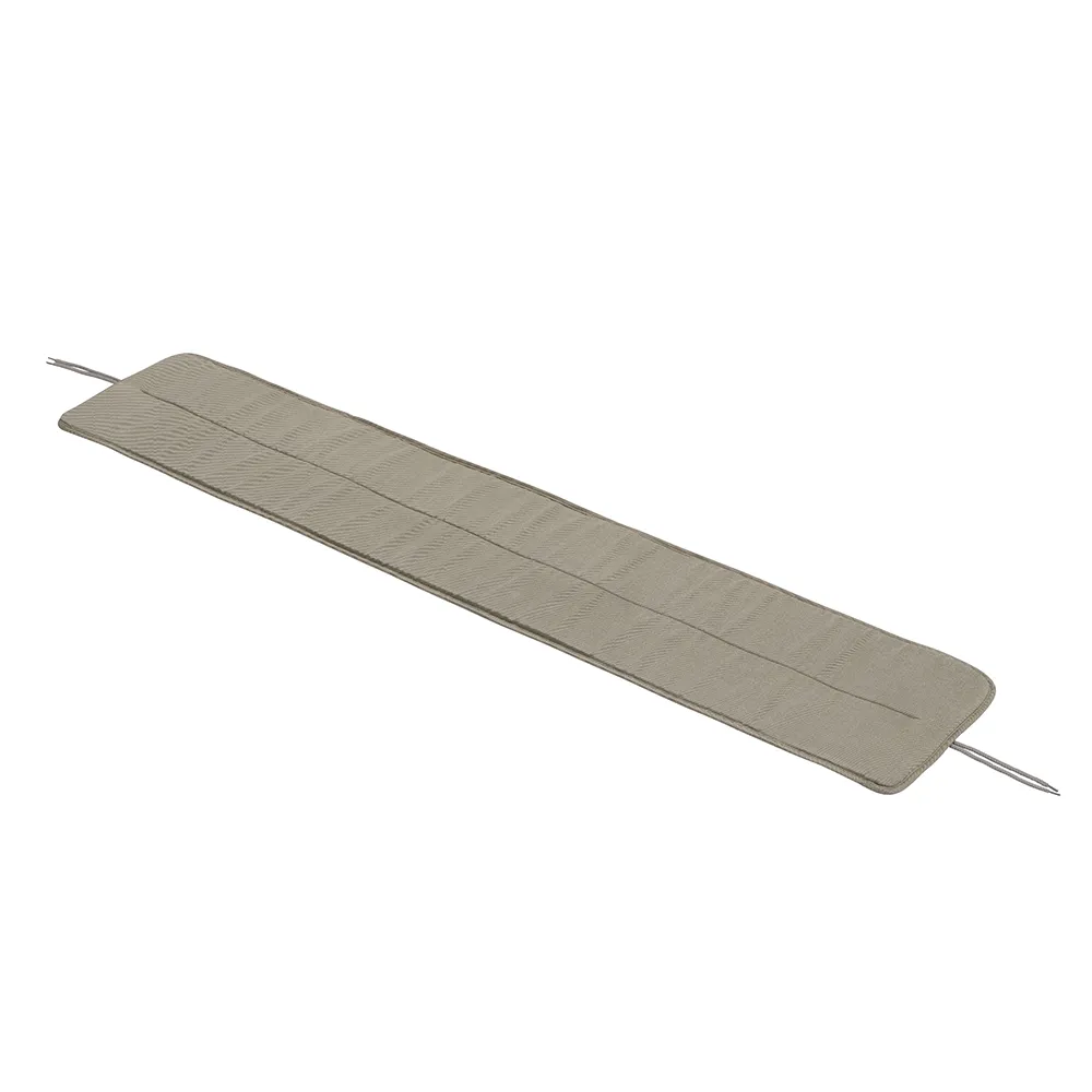 Muuto, Linear Steel Penkki tyyny 170x34 cm Light Grey