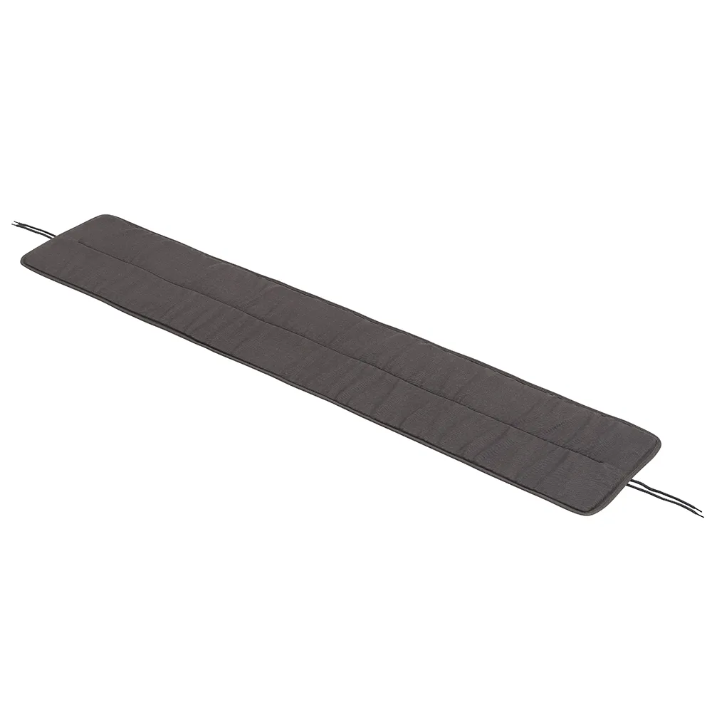 Muuto, Linear Steel Penkki tyyny 170x34 cm Dark Grey