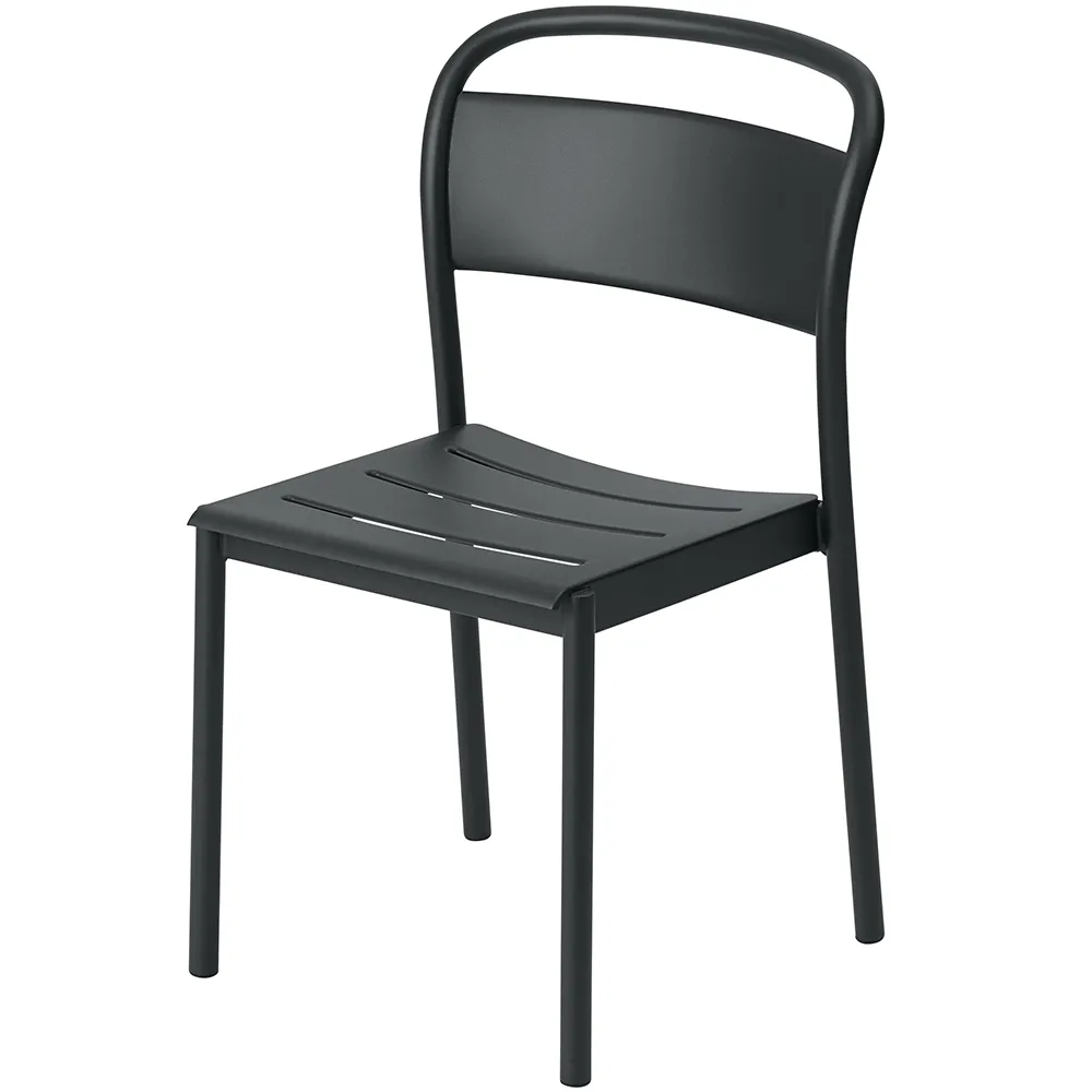 Muuto, Linear Steel Ruokailutuoli Anthracite Black