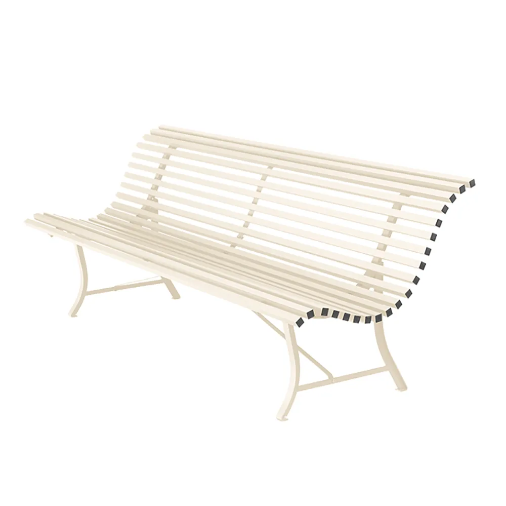 Fermob, Louisiane sohva 200 cm Latte beige