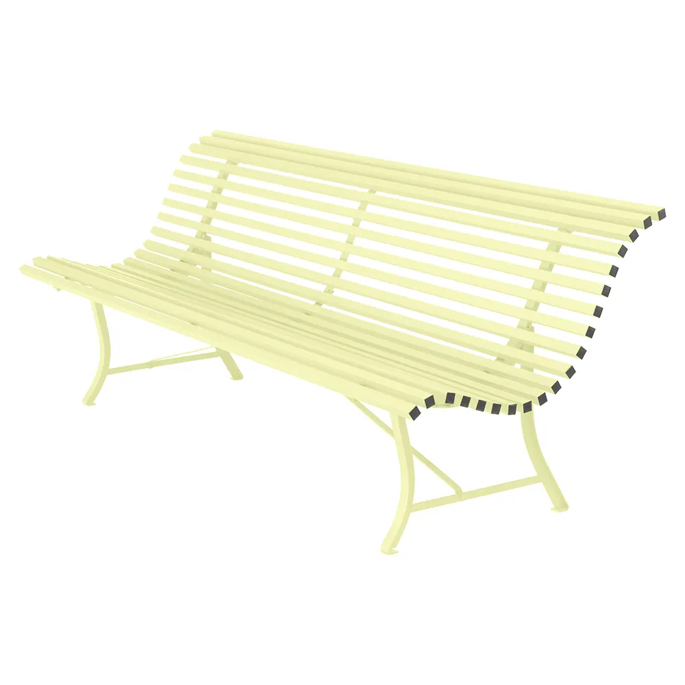 Fermob, Louisiane sohva 200 cm Frosted Lemon