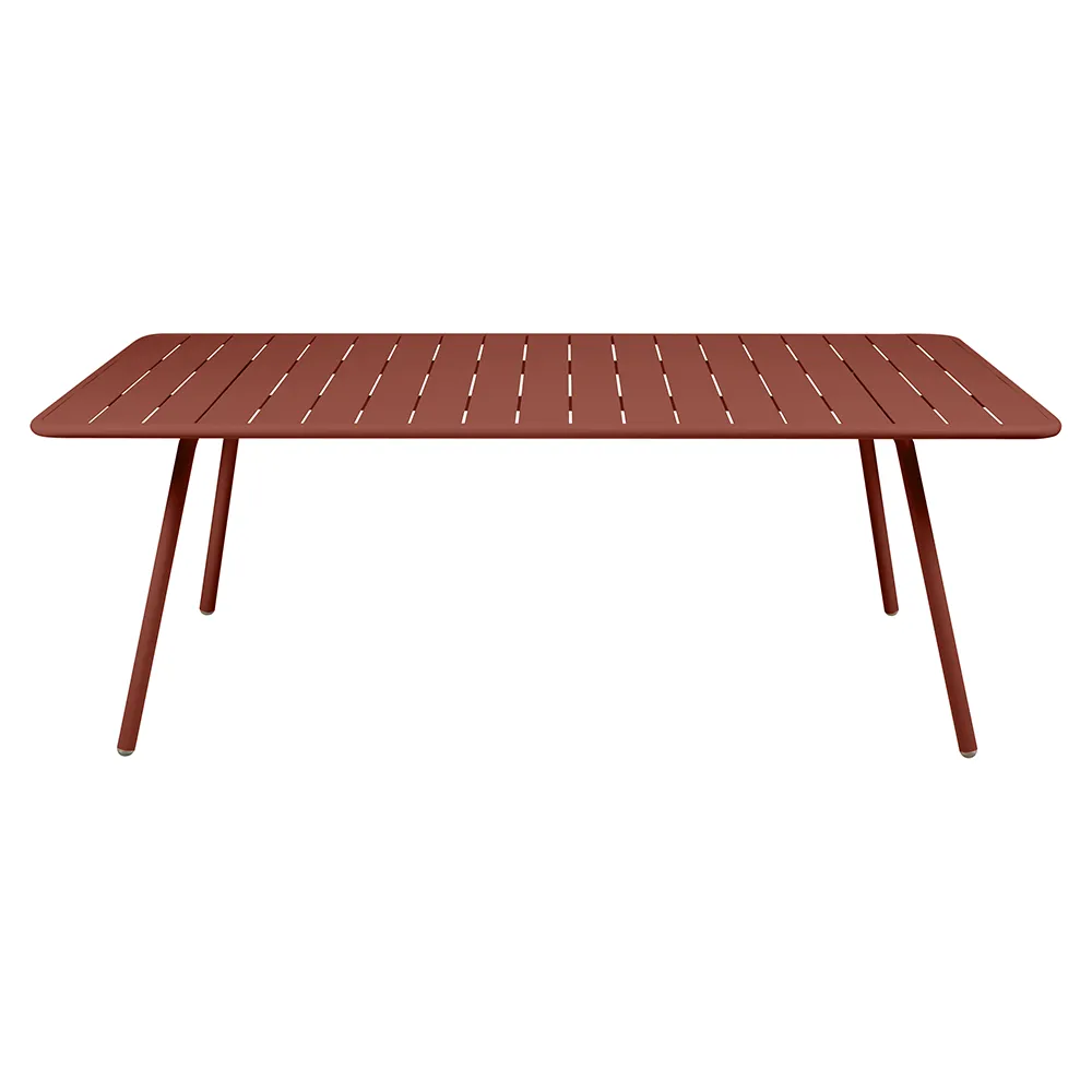 Fermob, Luxembourg ruokapöytä 100x207 cm Red ochre
