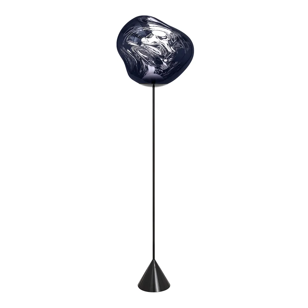 Tom Dixon, Melt Cone Slim Lattiavalaisin Smoke LED