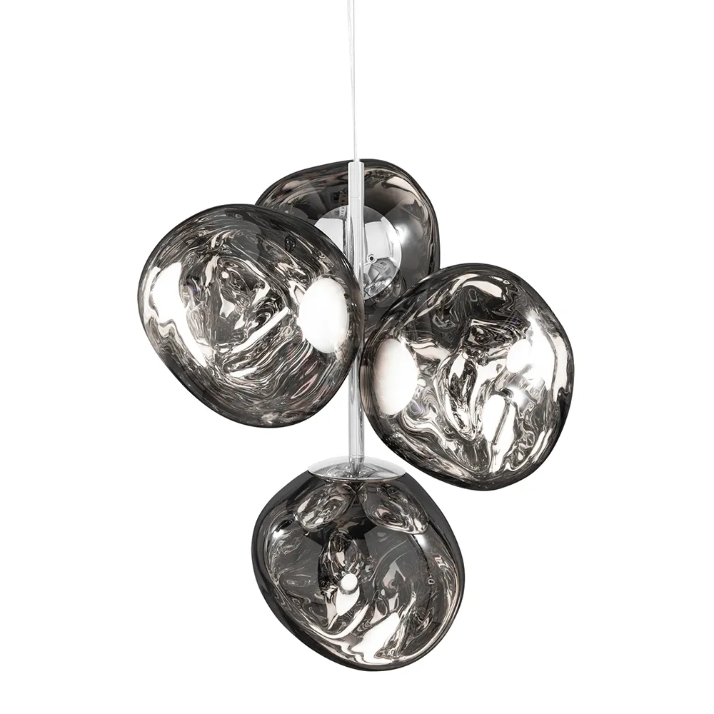 Tom Dixon, Melt Chandelier Mini Silver LED