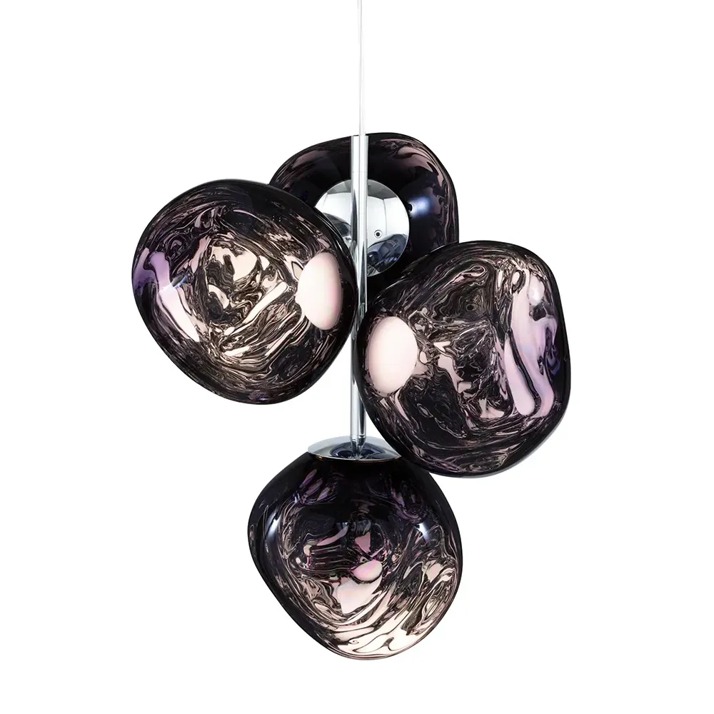 Tom Dixon, Melt Chandelier Mini Smoke LED