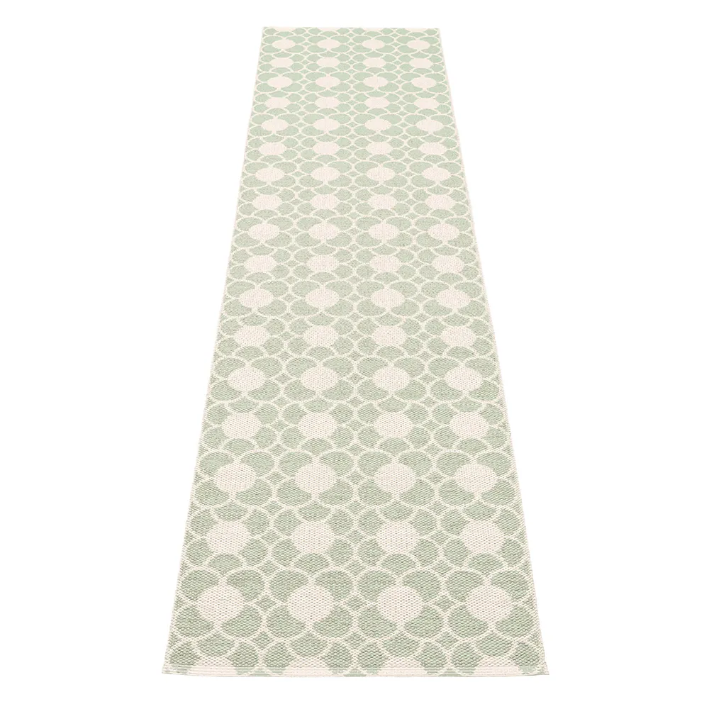 Pappelina, Anya matto Misty Mint/Vanilla 70 x 300 cm