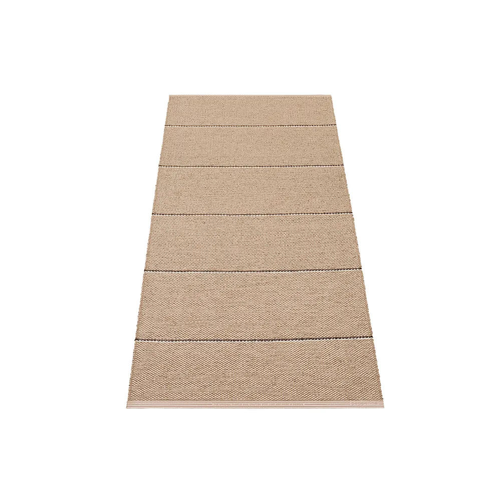 Pappelina, Lea matto Potato/Dark Brown/Vanilla 70 x 150 cm