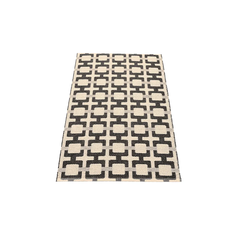 Pappelina, Tom matto Black/Cream/Warm Grey 70 x 120 cm