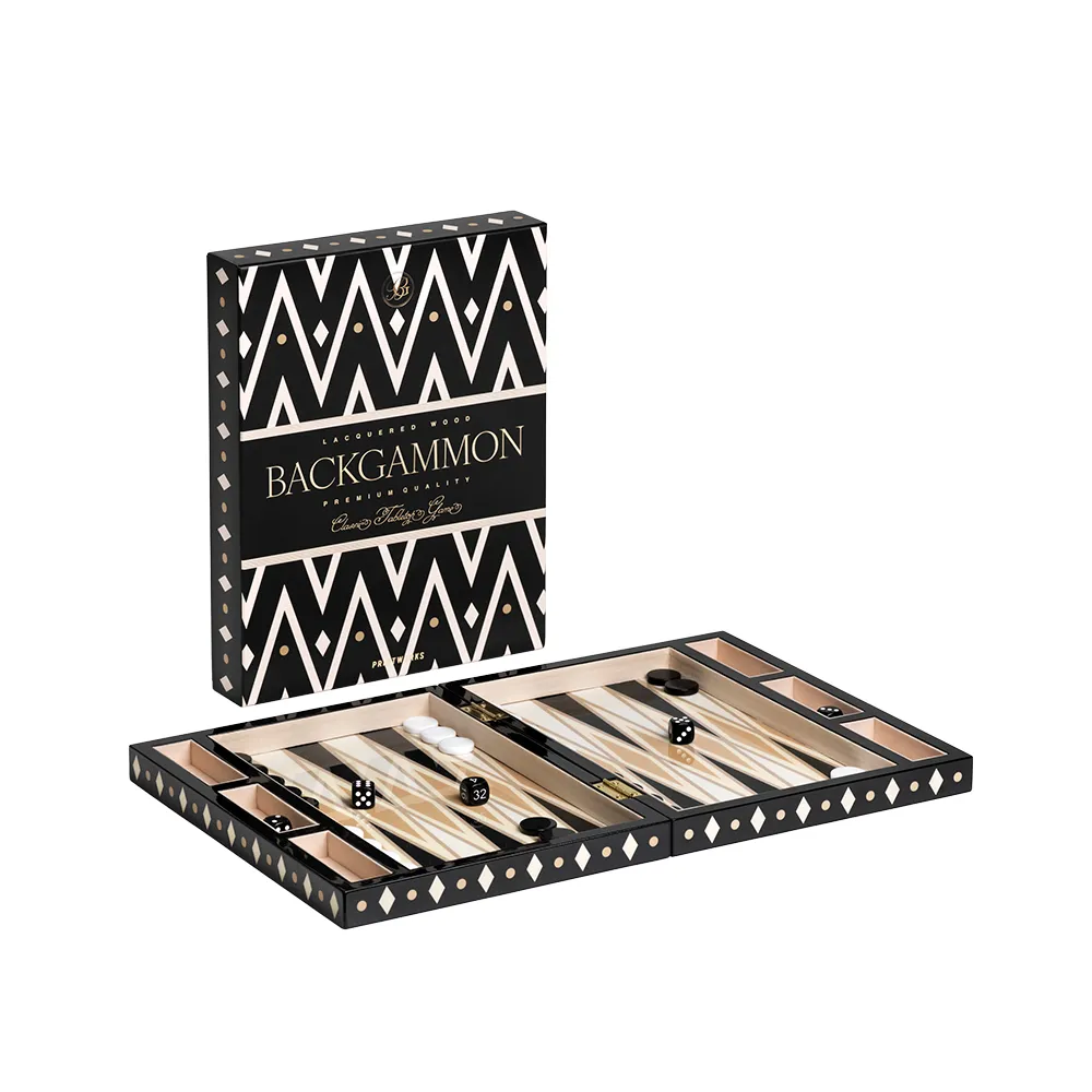 Printworks, Backgammon Lakattu Black