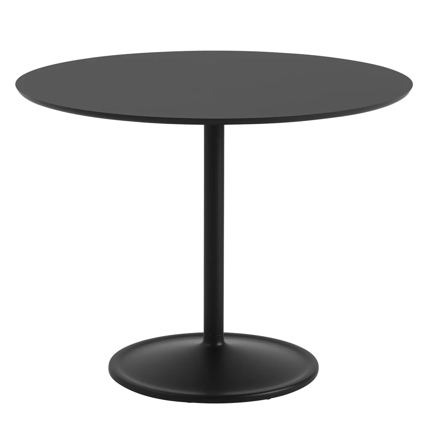 Muuto, Soft ruokapöytä 95 - Black Nanolaminate Black