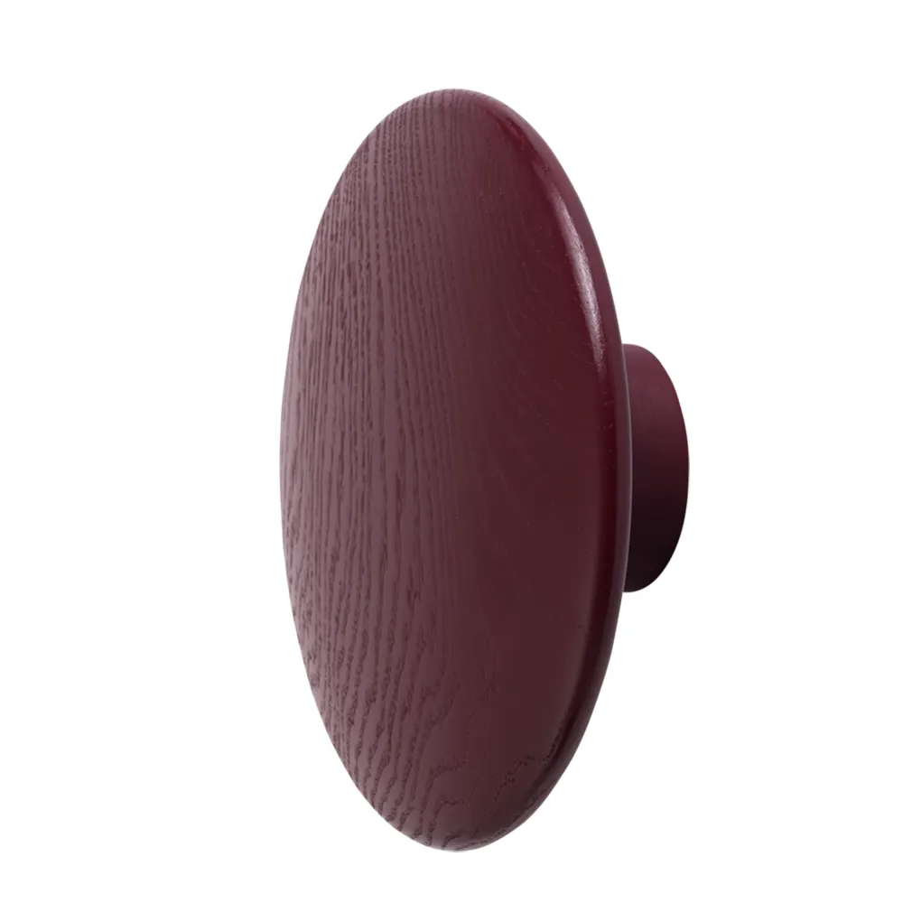 Muuto, Dots Wood Ø17 cm - Burgundy