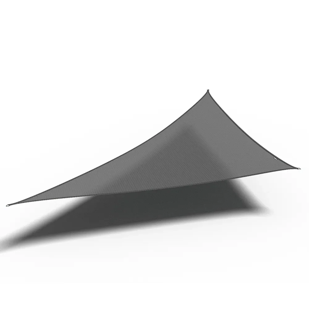 Platinum Sun & Shade, Coolfit aurinkopurje kolmiomainen 90° 500x710cm harmaa