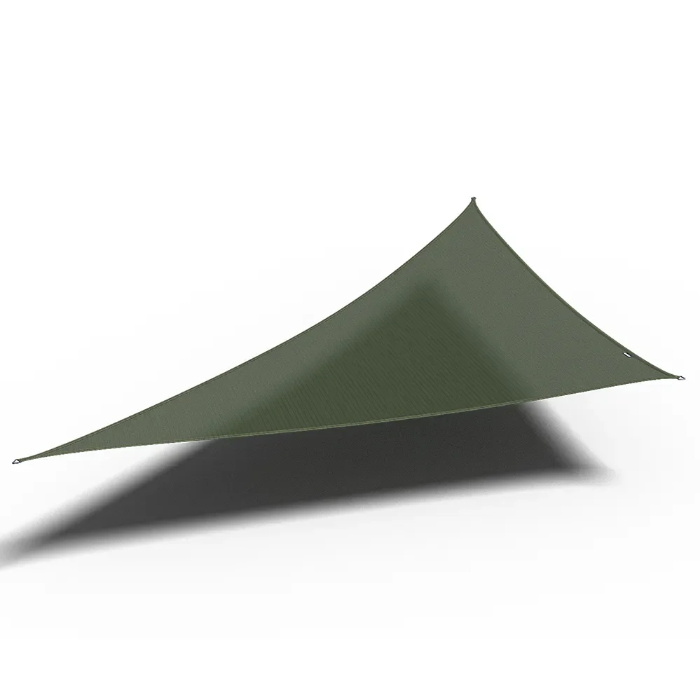 Platinum Sun & Shade, Coolfit aurinkopurje kolmiomainen 90° 500x710cm olive