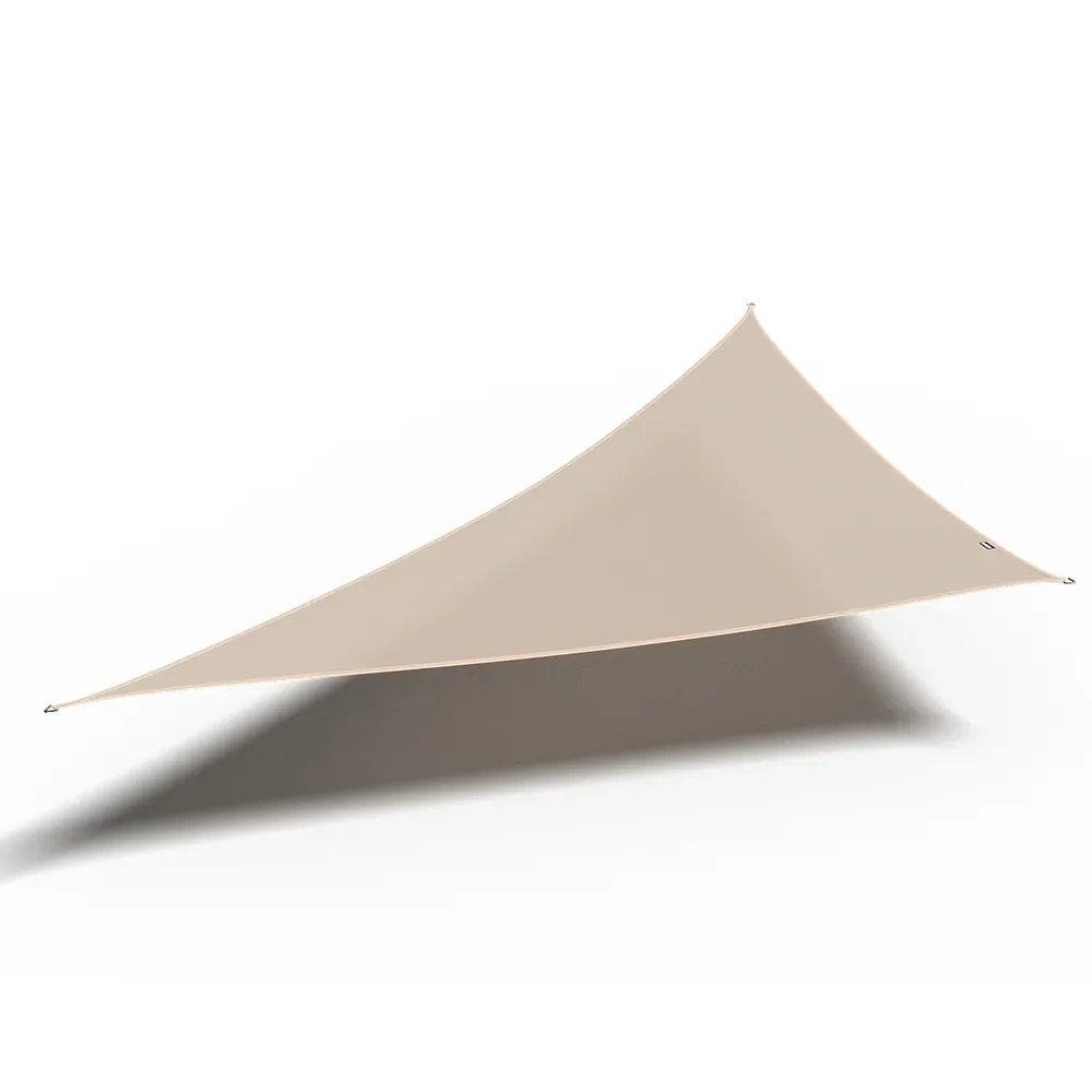 Platinum Sun & Shade, Coolfit aurinkopurje kolmiomainen 90° 500x710cm luonnonvalkoinen