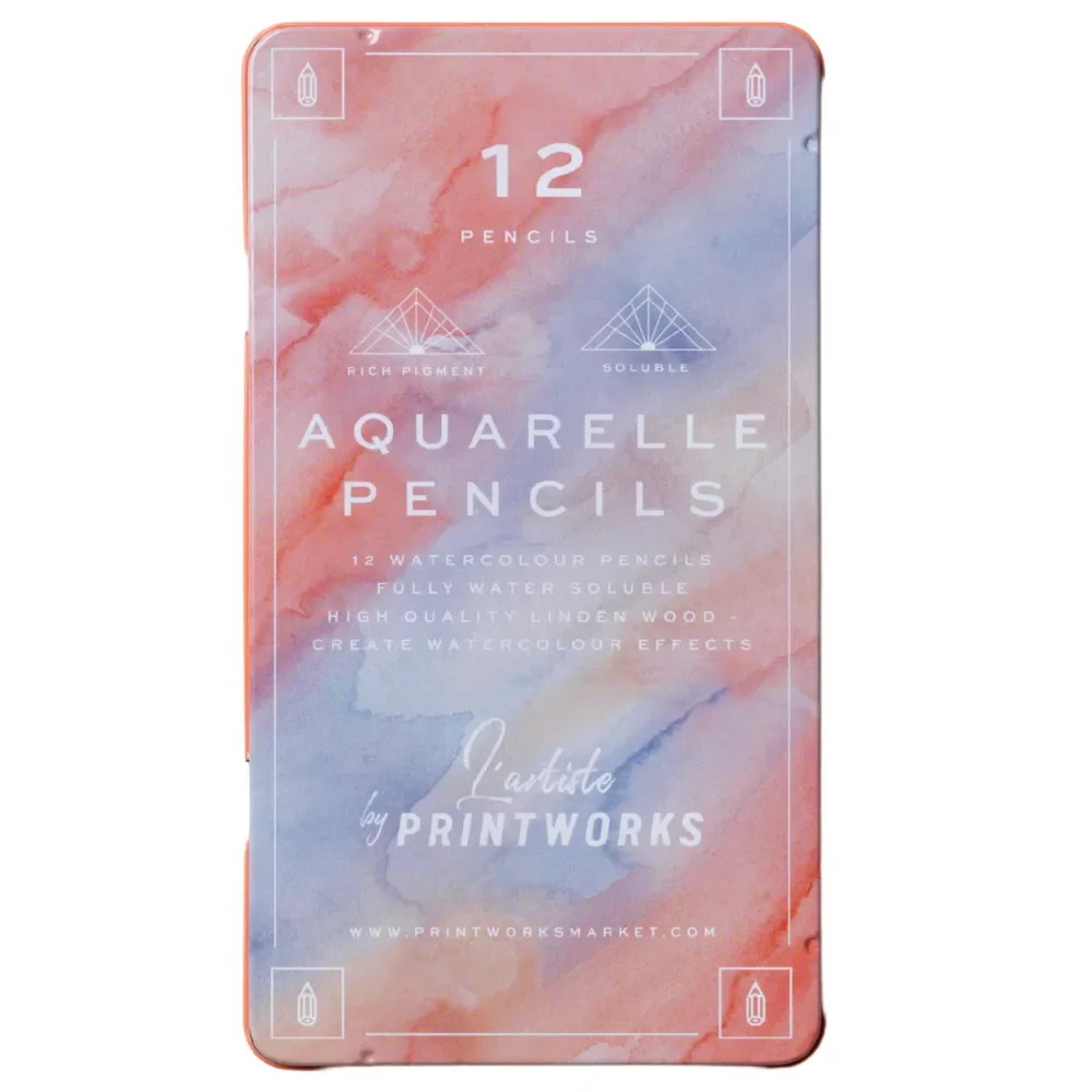 Printworks, 12 värikynää - Aquarelle