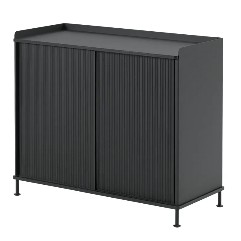 Muuto, Enfold senkki 100 x 45 cm - Black Anthracite Black