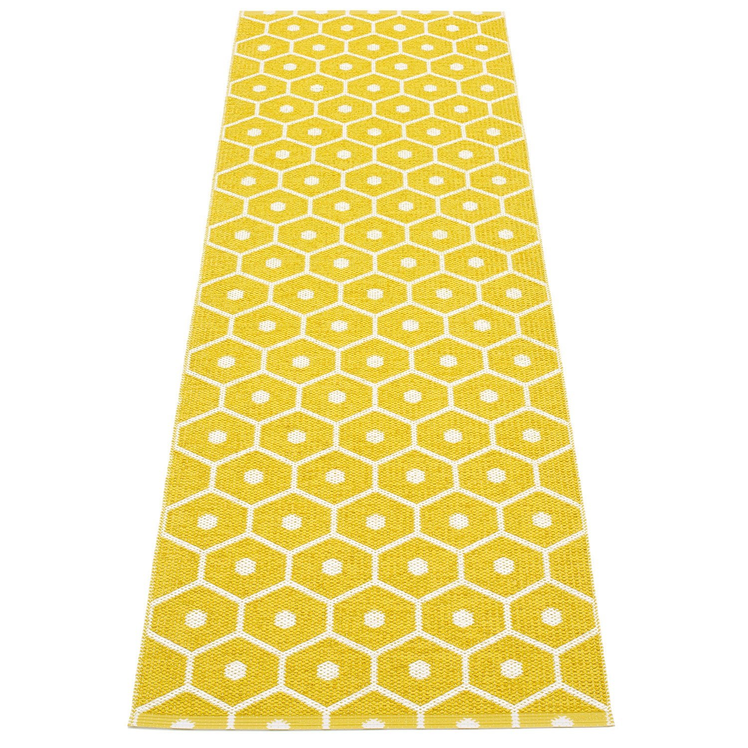 Pappelina, Honey matto 70x225 cm mustard / vanilla
