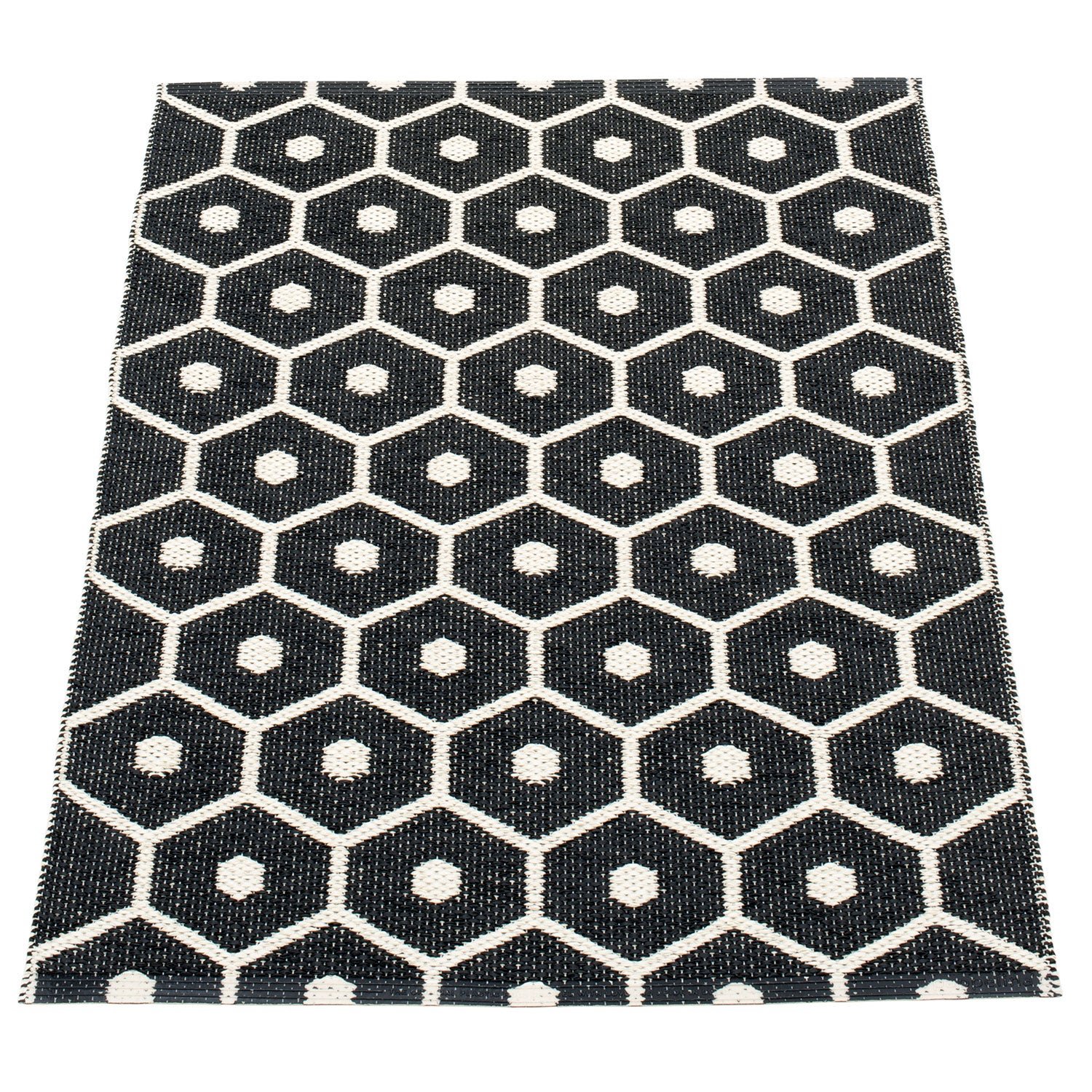 Pappelina, Honey matto 70x100 cm black / vanilla