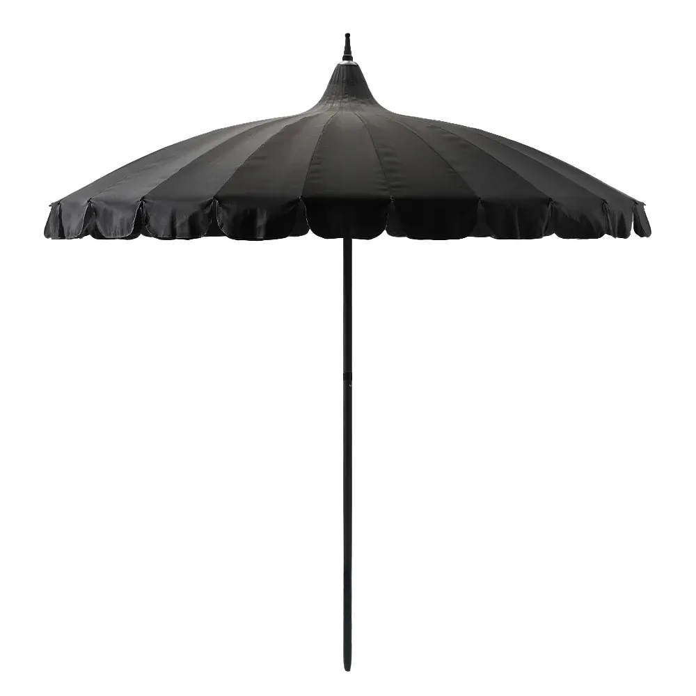 Garden Glory, Aurinkovarjo Ø240 cm Musta