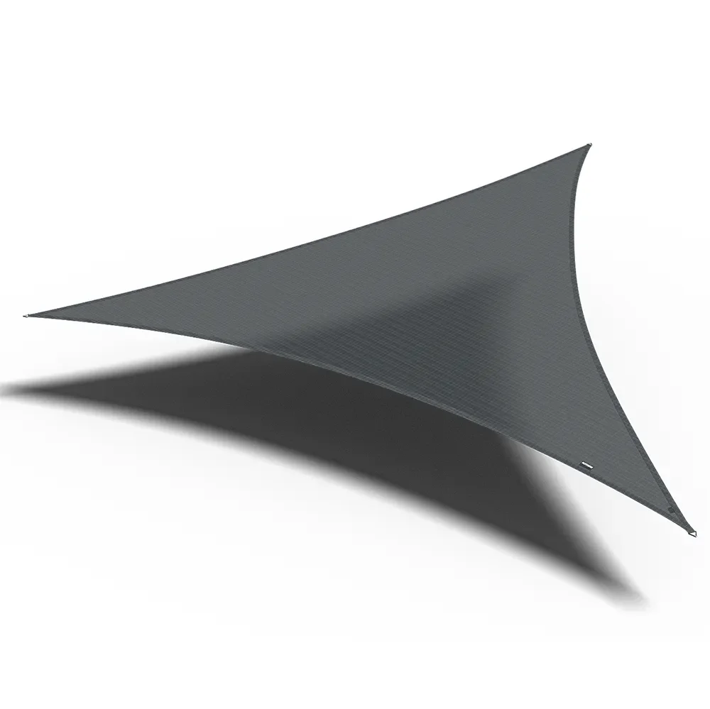 Platinum Sun & Shade, Coolfit aurinkoseili, kolmiomainen, 360 x 360 cm, harmaa