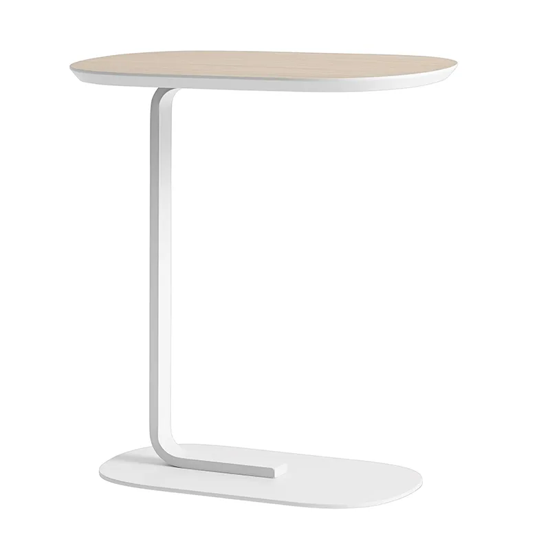 Muuto, Relate sivupöytä 60,5cm - Oak Laminate/Off-White