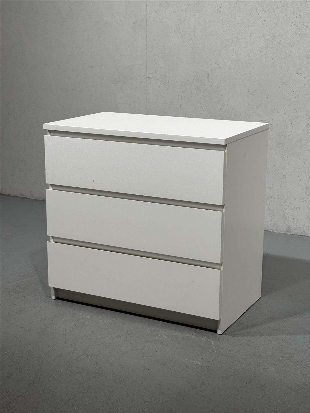 Ikea Malm lipasto valkoinen 80x48
