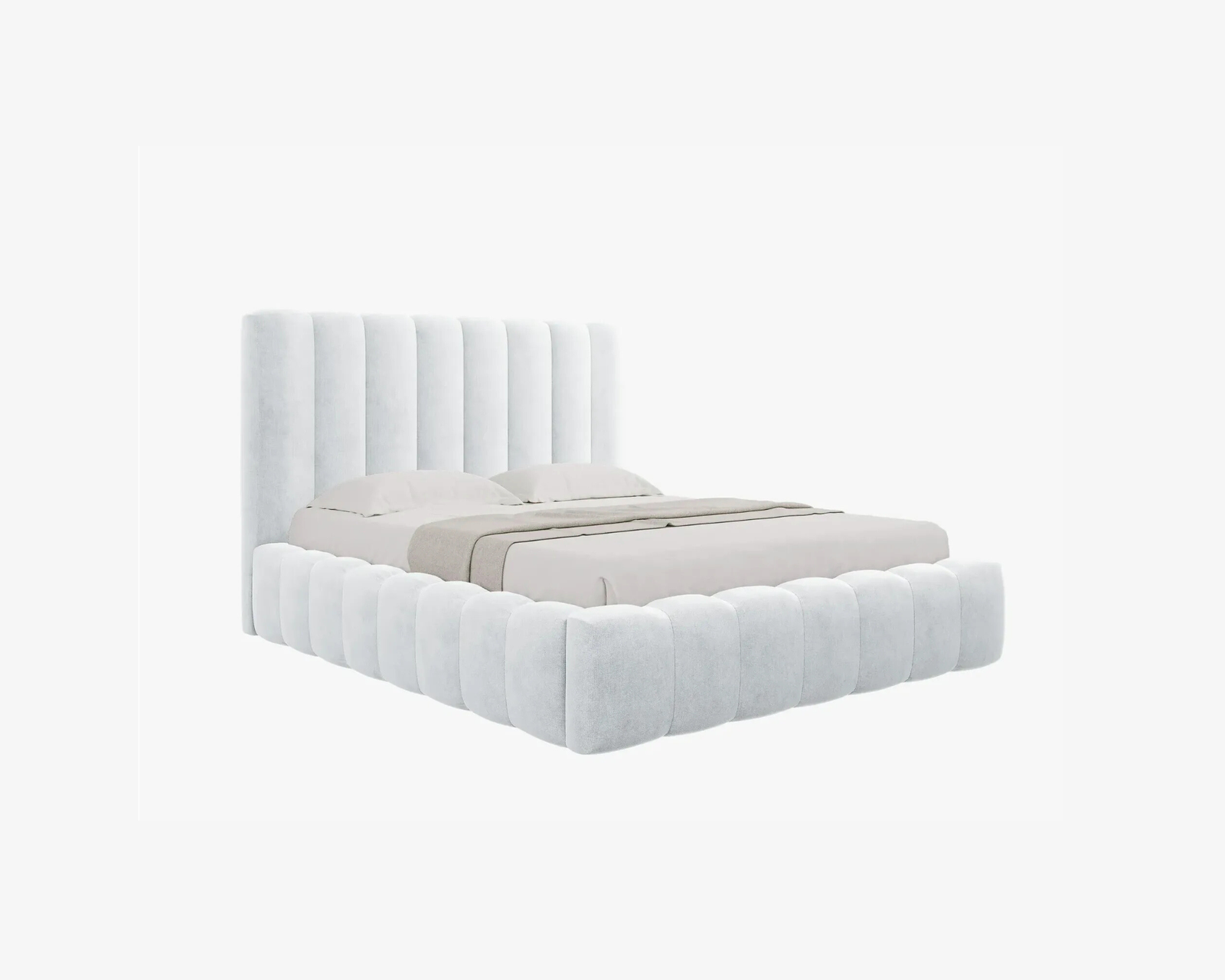 Micadoni Kelp sängynrunko 160 x 200 cm beige