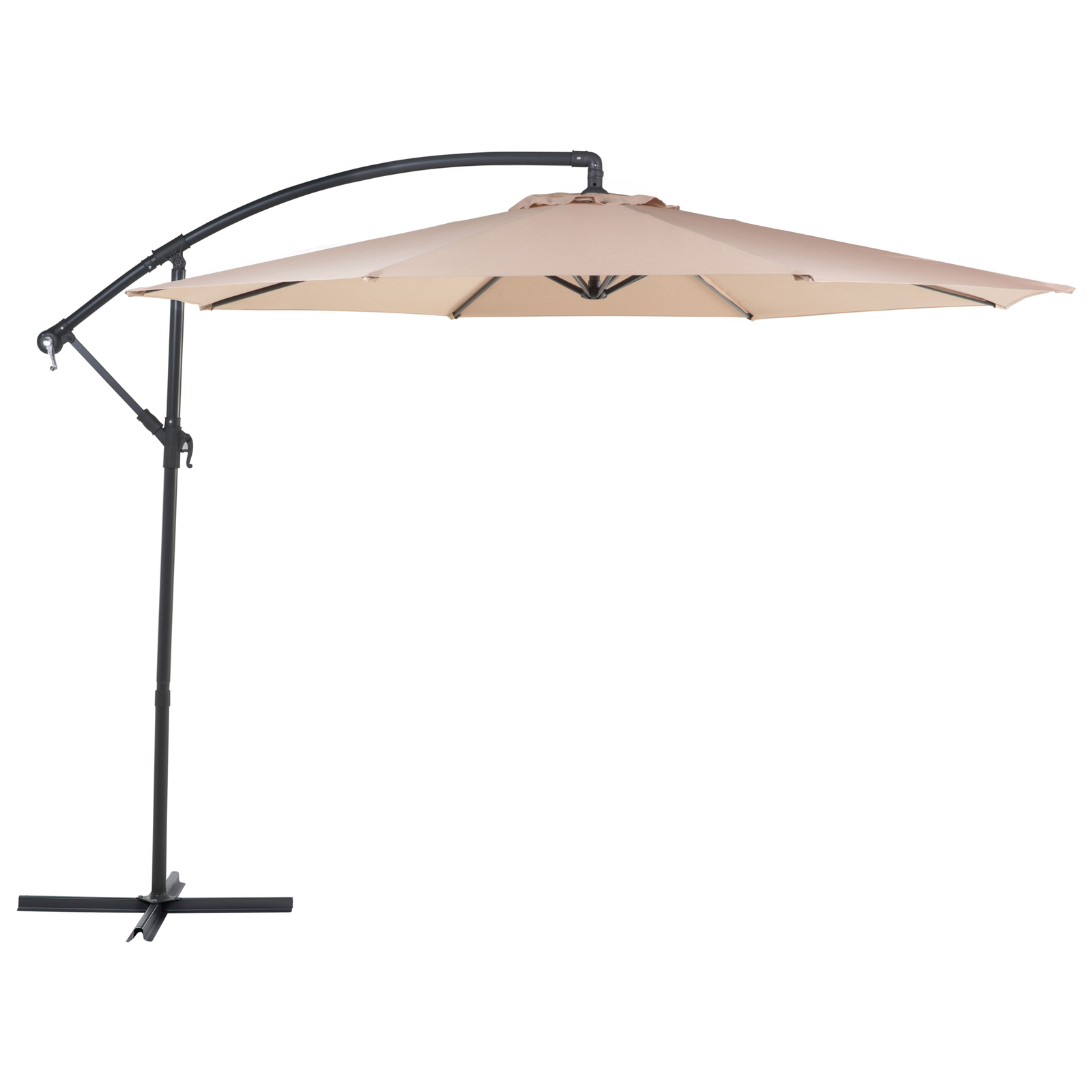 Riippuva aurinkovarjo 300 cm RAVENNA Hiekanbeige