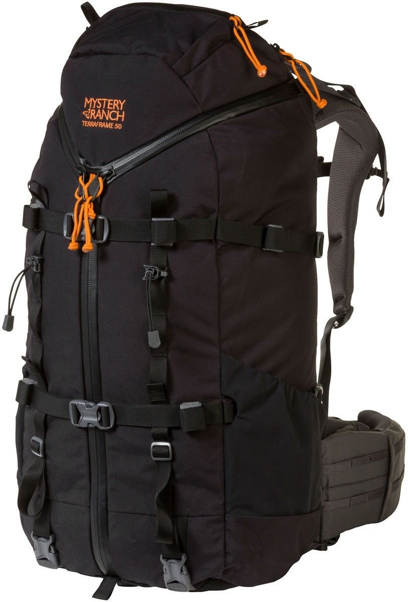 Mystery Ranch Terraframe 3-Zip 50 rinkka, Black
