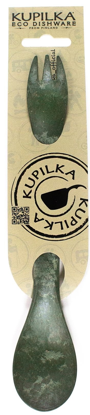 Kupilka Spork 225 eräruokailuväline, vihreä