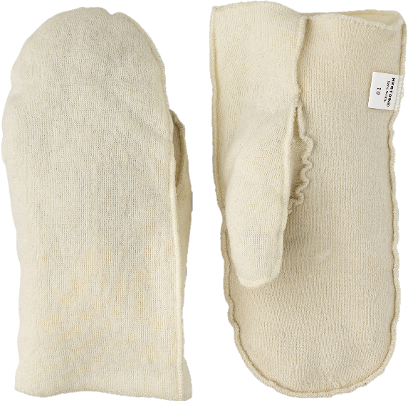 Hestra Fjellvotten Wool Terry Liner Sr vuorikinnas, valkoinen