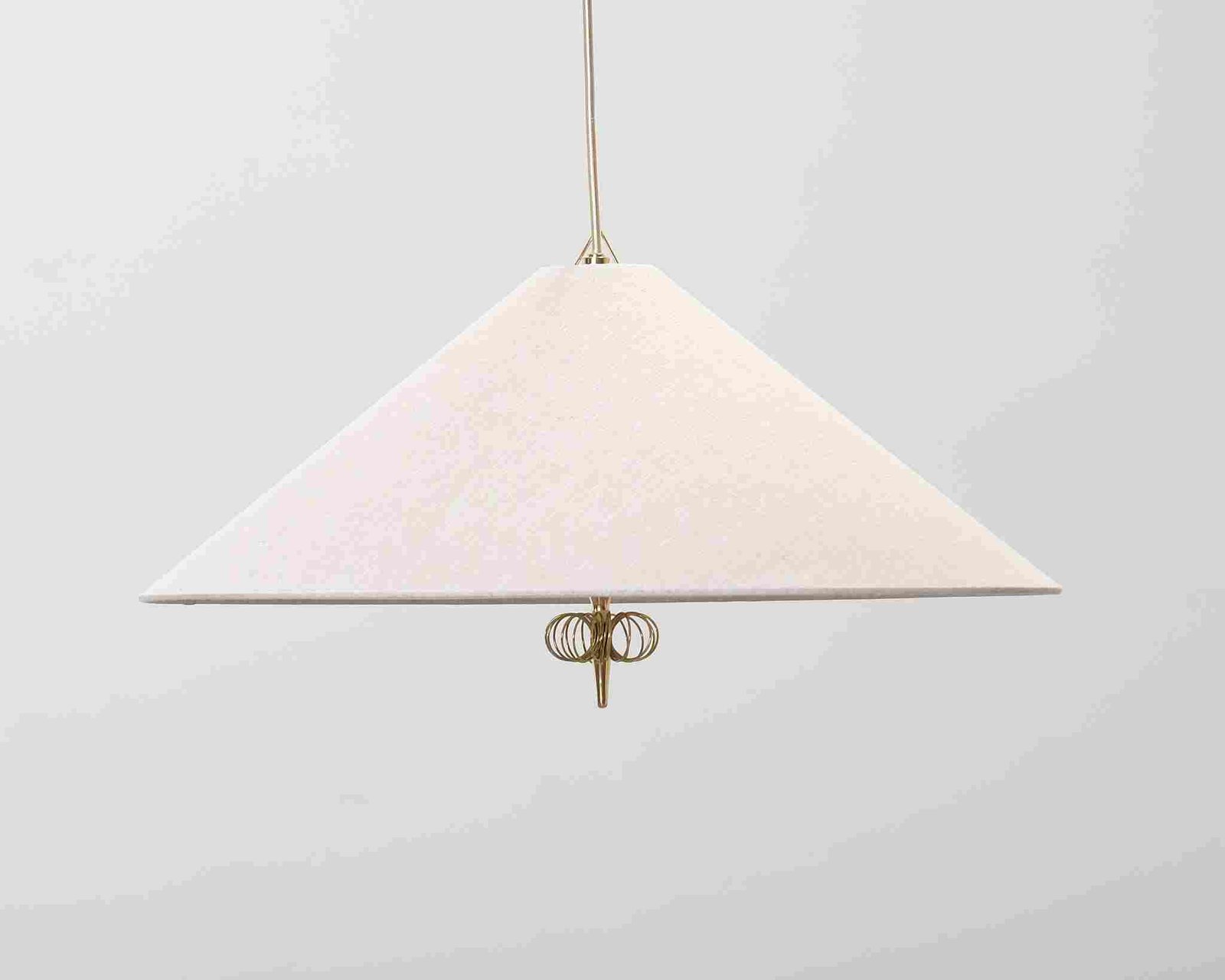 Gubi 1967 riippuvalaisin messinki / canvas