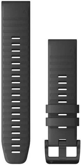 Garmin QuickFit -silikoniranneke, 22 mm, tummanharmaa