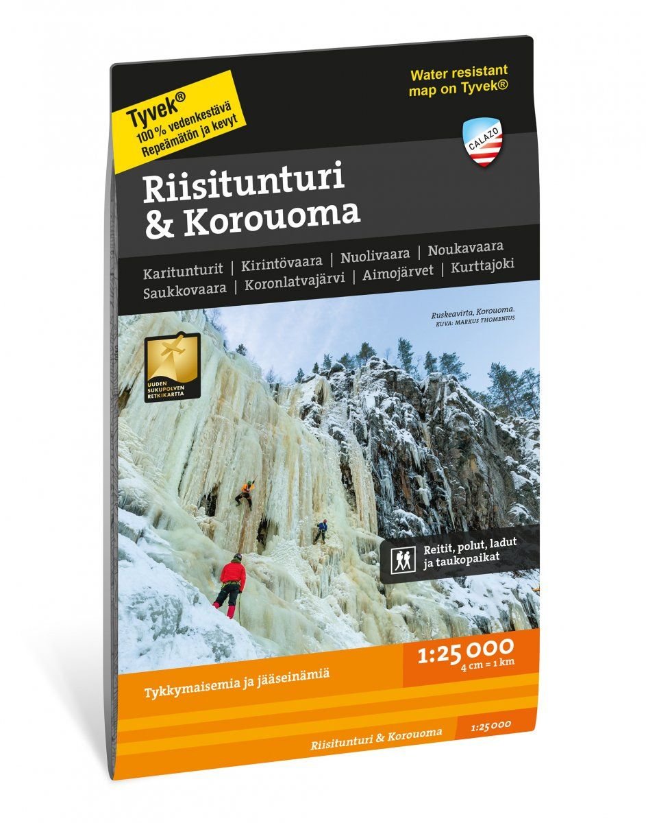 Calazo Riisitunturi Korouoma 1:25 000
