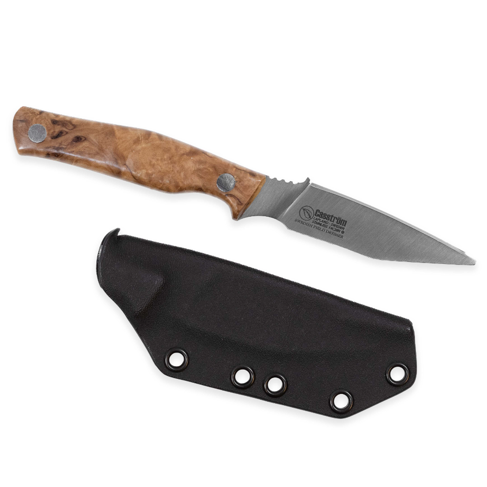 Casström Swedish Field Dresser Stabiliserad Masurbjörk nylkypuukko