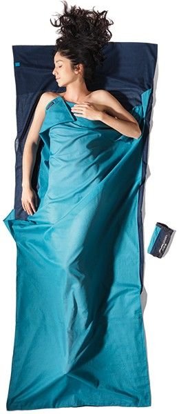 Cocoon TravelSheet Egyptian Cotton -makuupussilakana, sininen