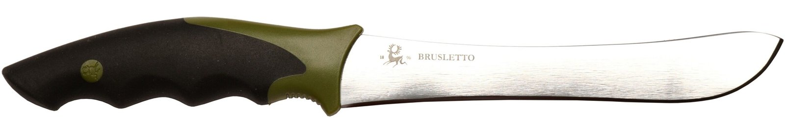 Brusletto Butcher -metsästyspuukko, musta/vihreä