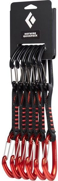 Black Diamond Hotwire Quickpack 12 cm x 6 jatkopakkaus, puna/musta