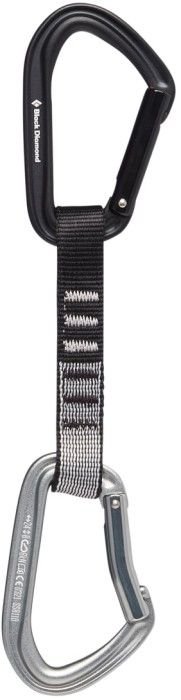 Black Diamond Hotforge Quickdraw 12 cm jatko, vaalean harmaa