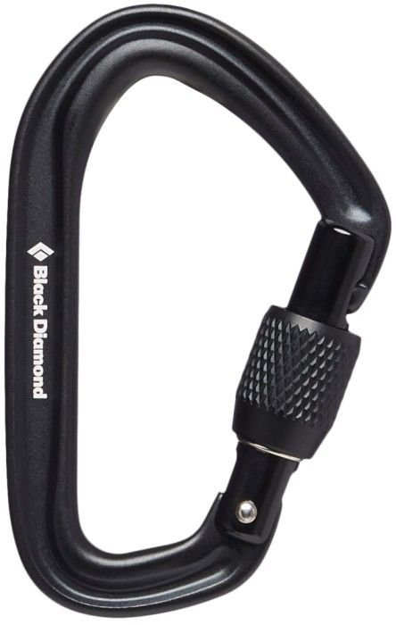 Black Diamond Hotforge Screwgate Carabiner Black